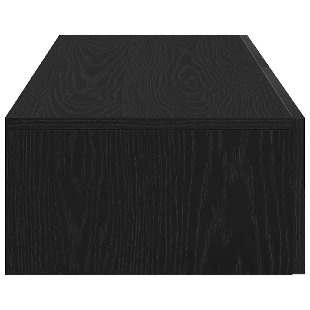 Wall Shelf With Drawers Engineered Wood