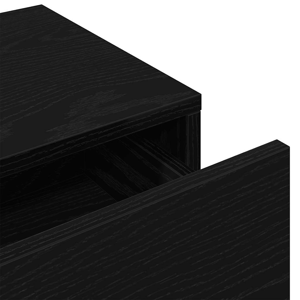 Wall Shelf With Drawers Engineered Wood