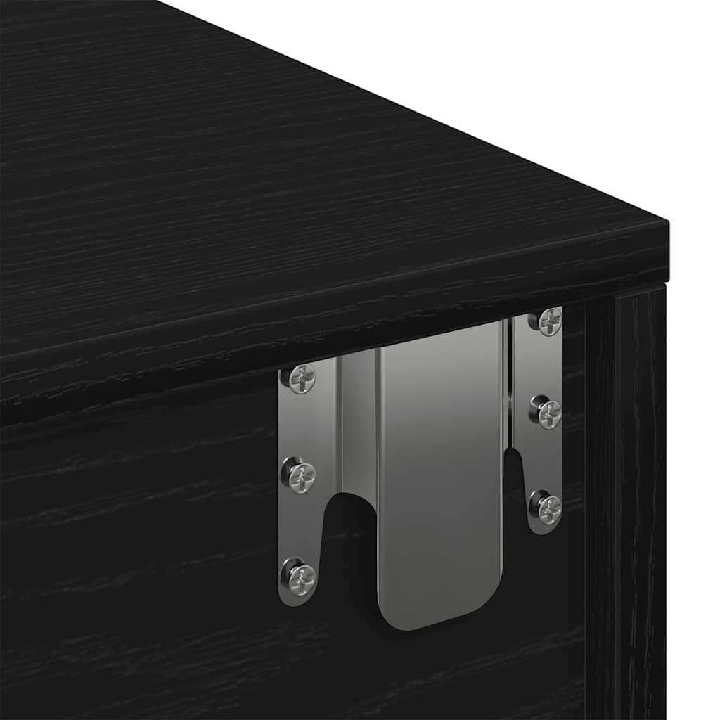 Wall Shelf With Drawers Engineered Wood