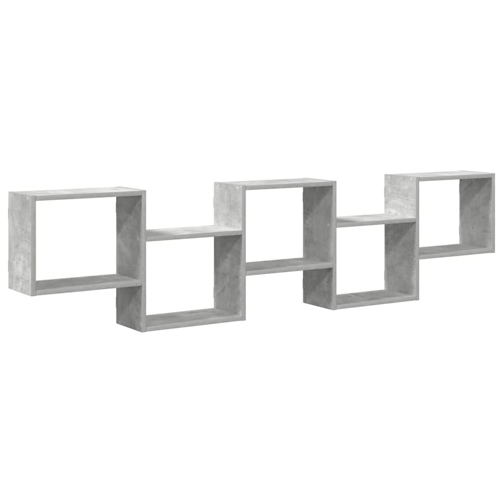 Wall Cube Shelf 5 Compartments Engineered Wood