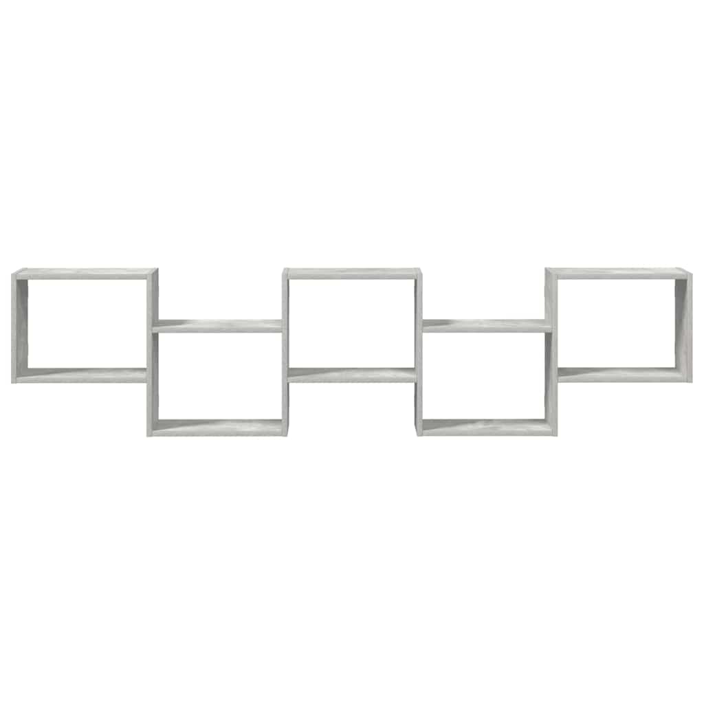 Wall Cube Shelf 5 Compartments Engineered Wood