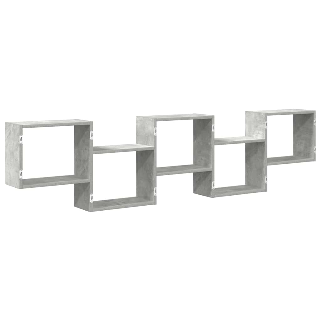 Wall Cube Shelf 5 Compartments Engineered Wood