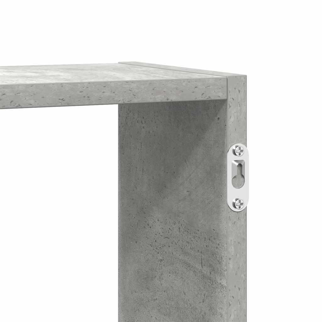Wall Cube Shelf 5 Compartments Engineered Wood