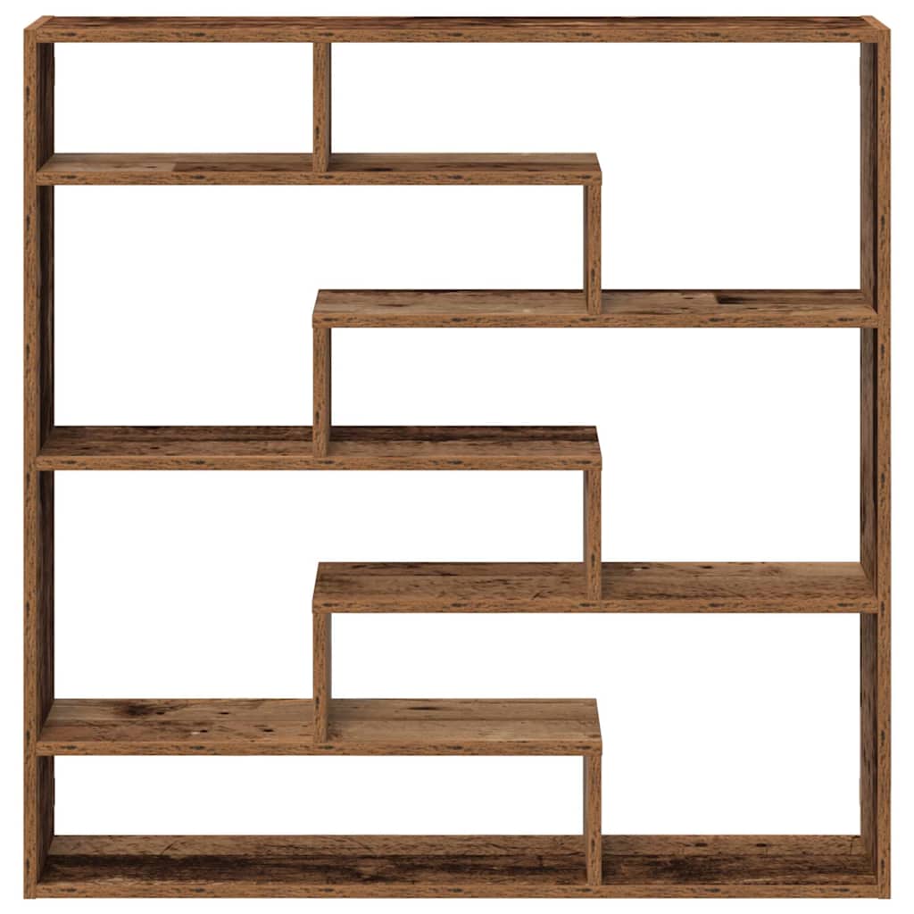 Wall Cube Shelf 7 Compartments Engineered Wood