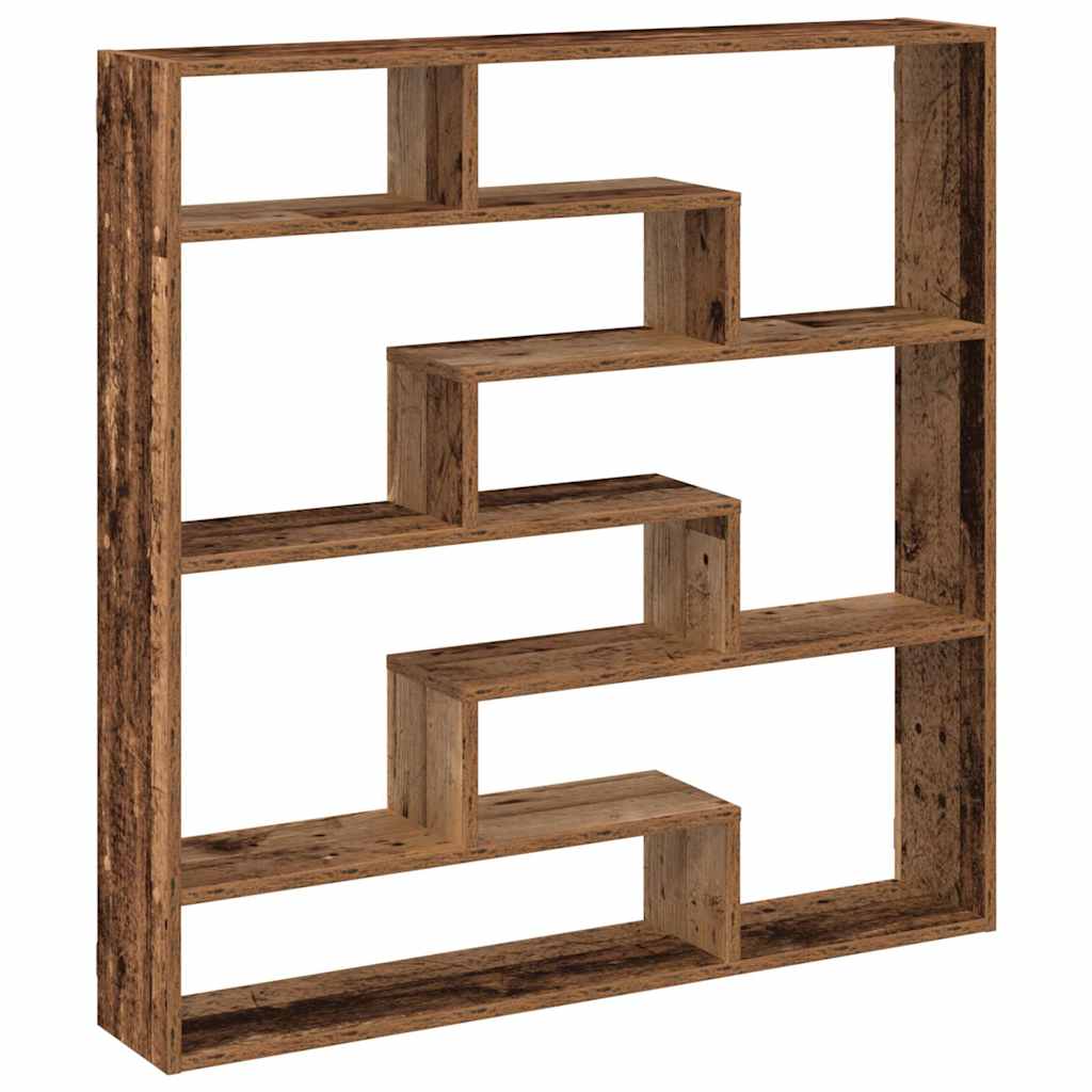 Wall Cube Shelf 7 Compartments Engineered Wood