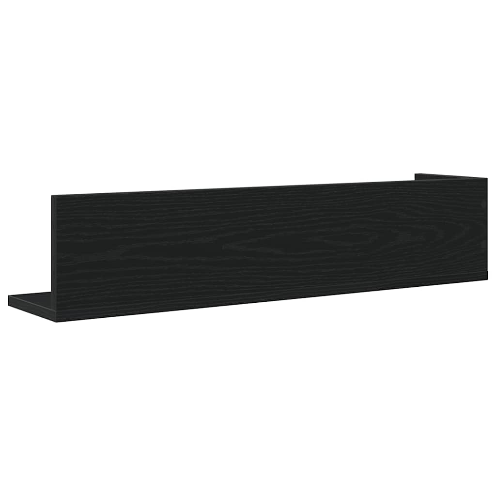 Wall Shelves 2 Pcs Engineered Wood