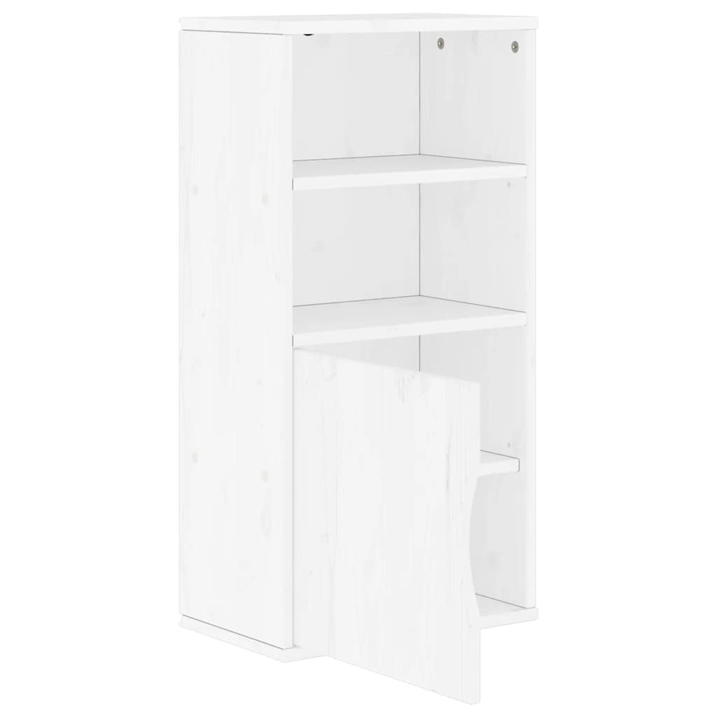 Side Cabinet Odda 40X24X79 Cm Solid Wood Pine