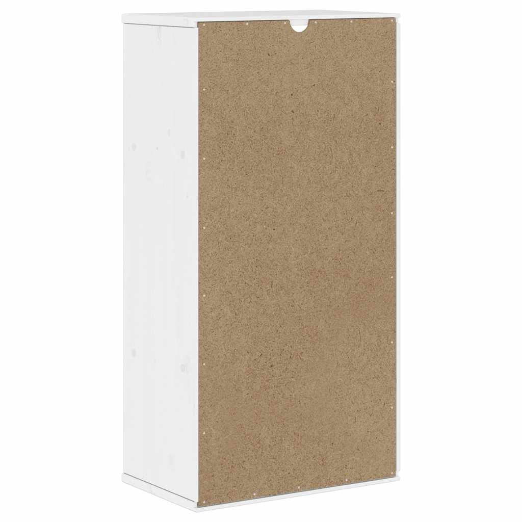 Side Cabinet Odda 40X24X79 Cm Solid Wood Pine