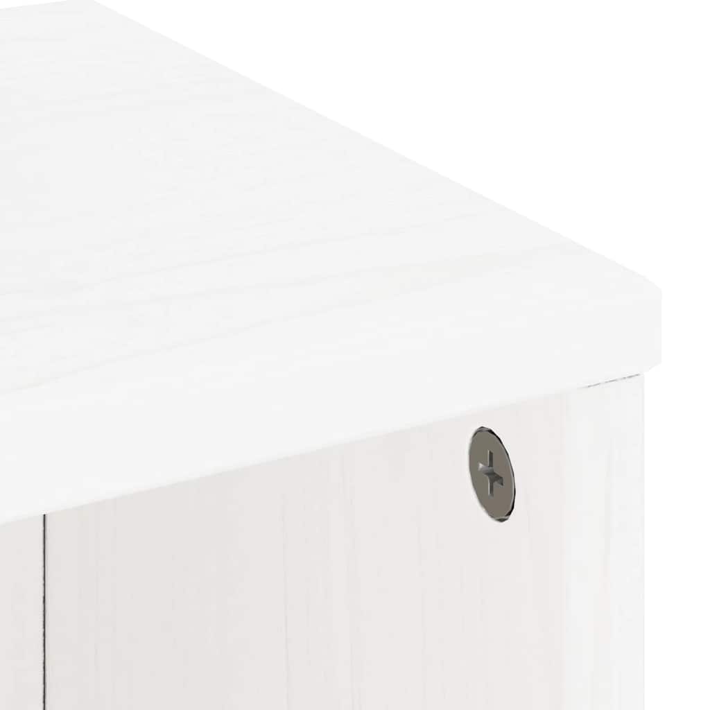 Side Cabinet Odda 40X24X79 Cm Solid Wood Pine