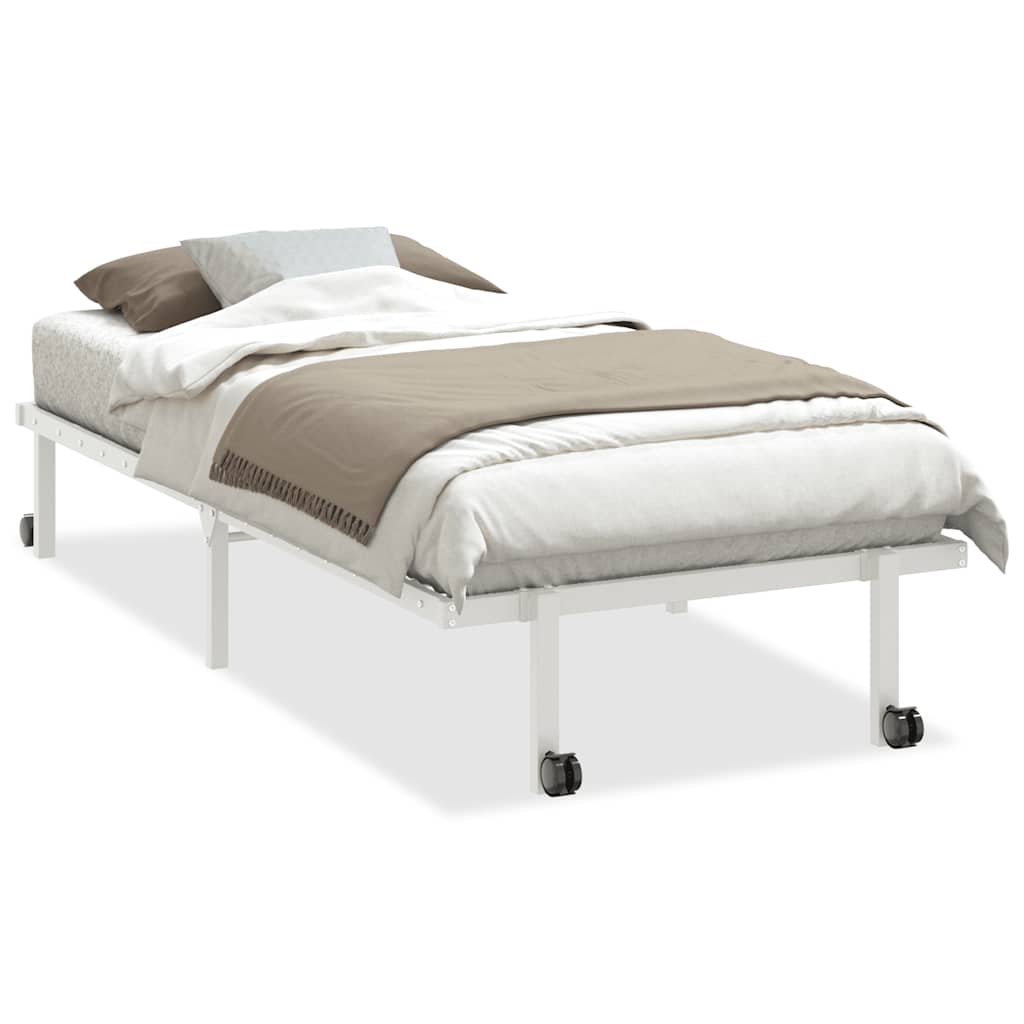 Bed Frame Without Mattress Foldable Steel