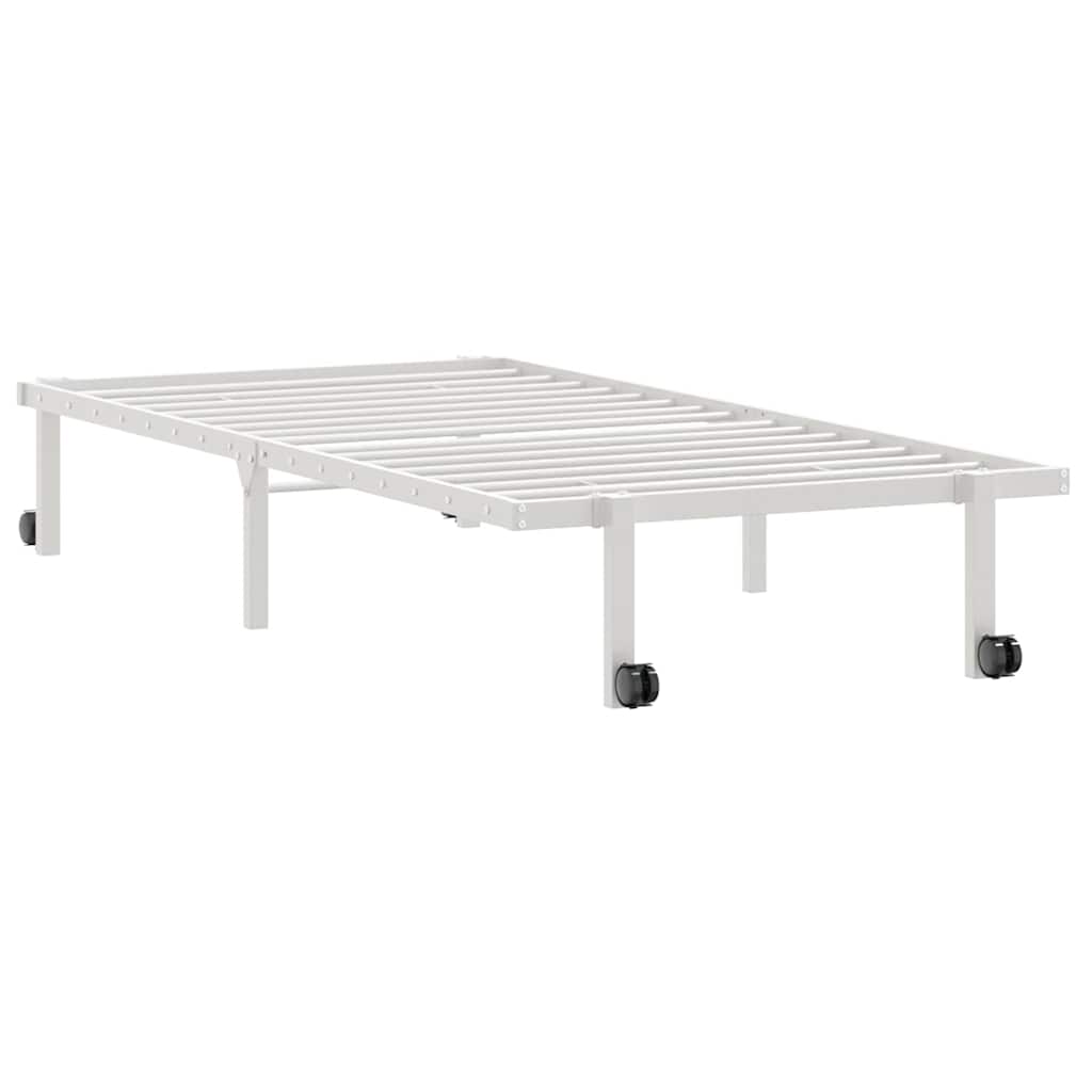Bed Frame Without Mattress Foldable Steel
