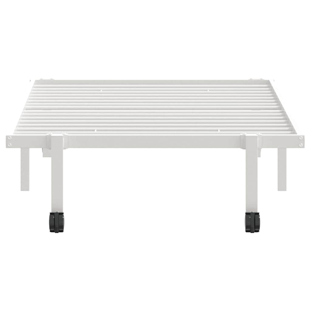 Bed Frame Without Mattress Foldable Steel