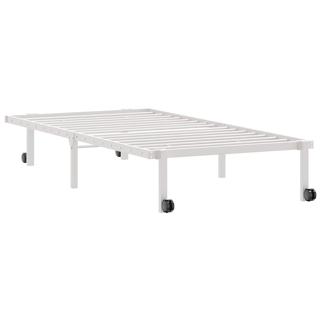 Bed Frame Without Mattress Foldable Steel