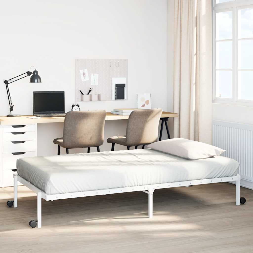 Bed Frame Without Mattress Foldable Steel