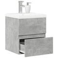 2 Piece Bathroom Furniture Set Engineered Wood