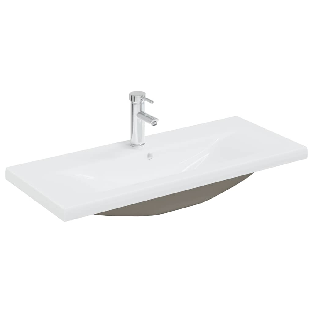 2 Piece Bathroom Furniture Set Engineered Wood