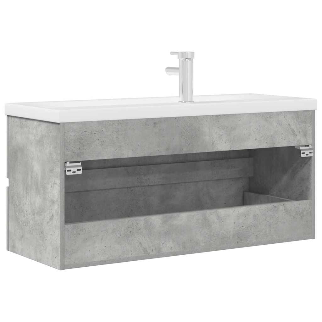 2 Piece Bathroom Furniture Set Engineered Wood
