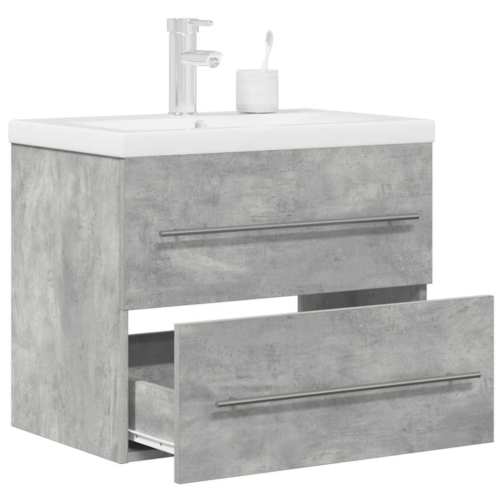 2 Piece Bathroom Furniture Set Engineered Wood