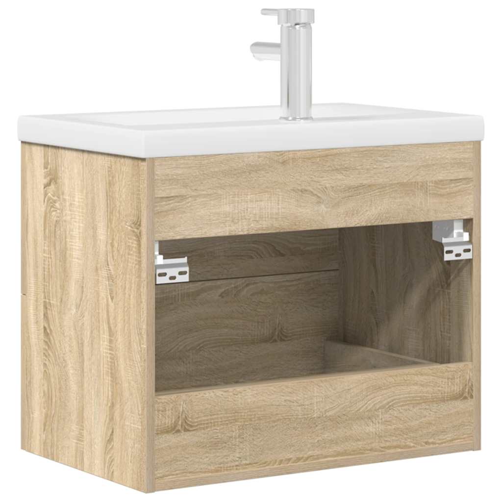 2 Piece Bathroom Furniture Set Engineered Wood
