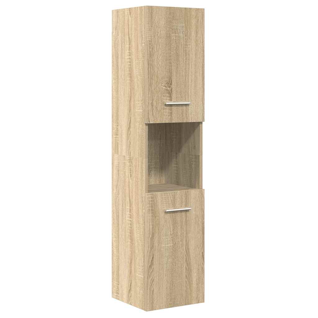 4 Piece Bathroom Furniture Set Engineered Wood