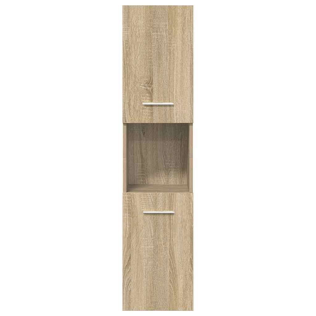 5 Piece Bathroom Furniture Set Engineered Wood