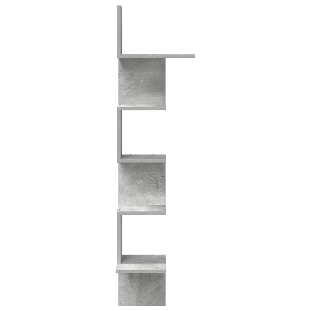 Wall Corner Shelf 32X32X127,5 Cm Engineered Wood