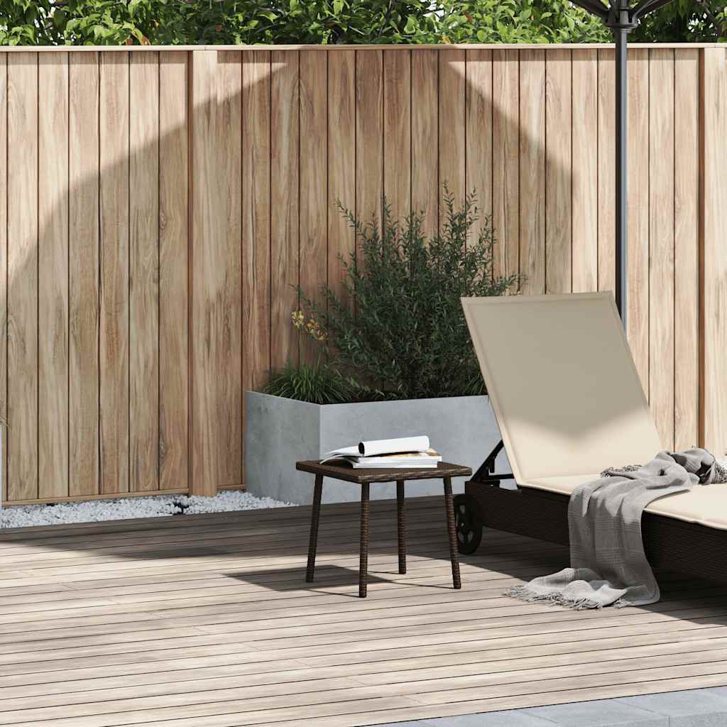 Garden Coffee Table Rectangular Poly Rattan