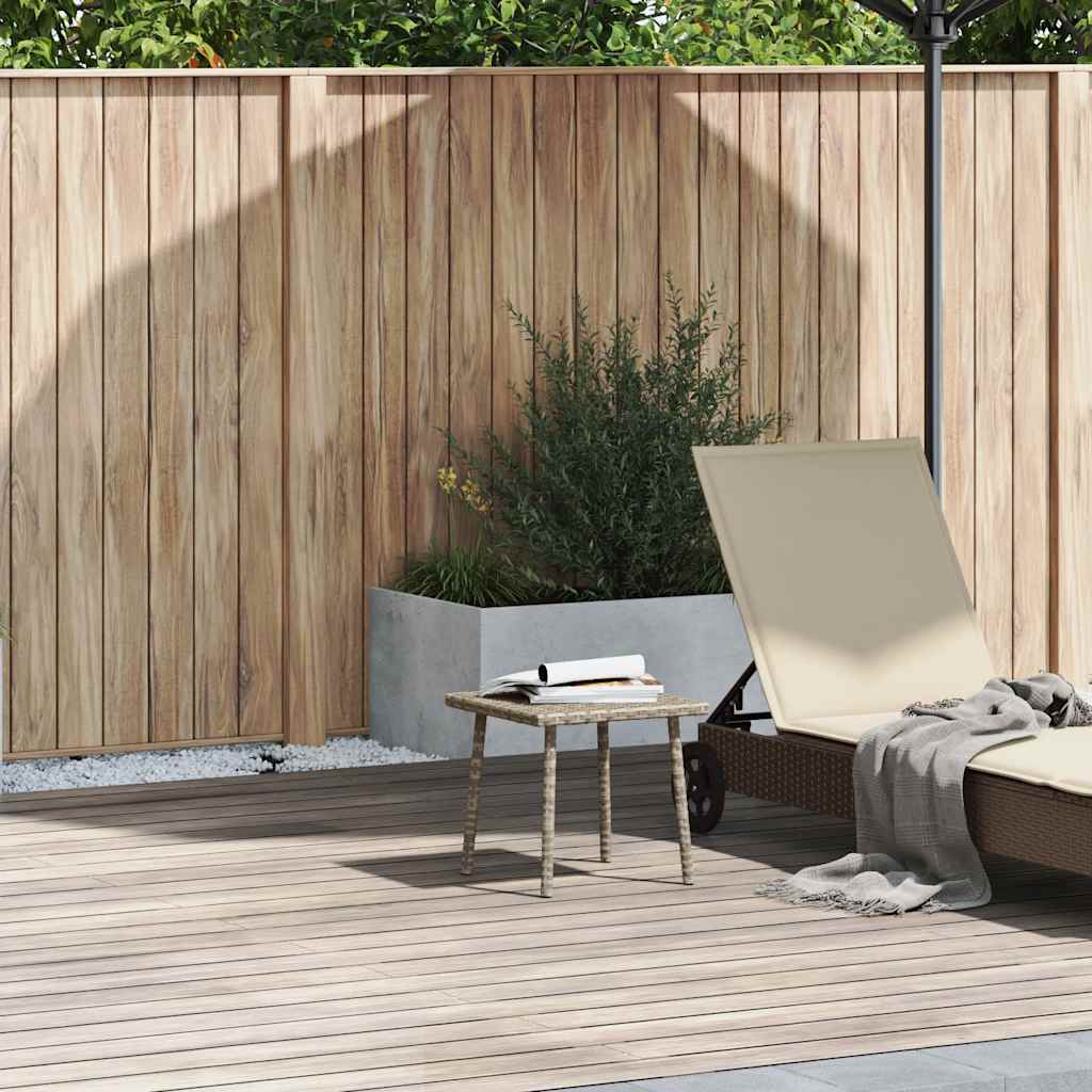 Garden Coffee Table Rectangular Poly Rattan