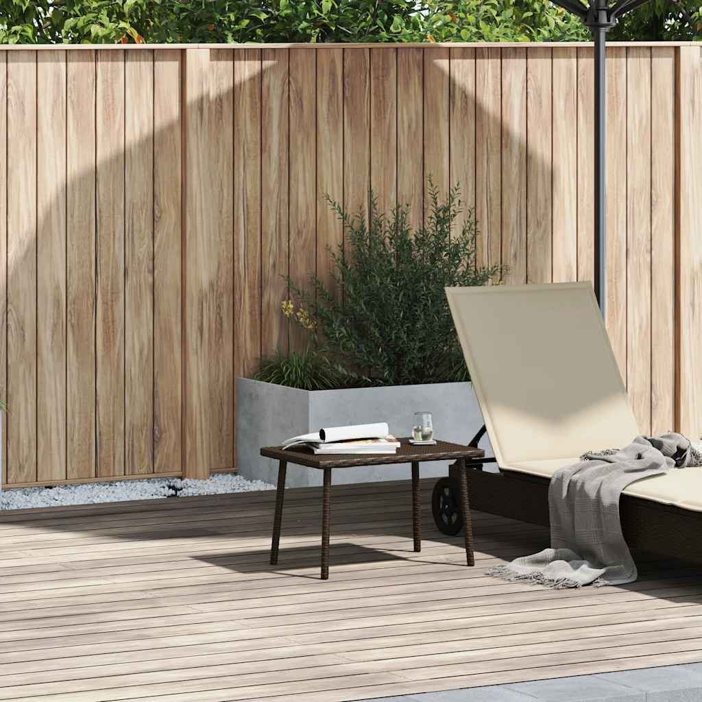 Garden Coffee Table Rectangular Poly Rattan
