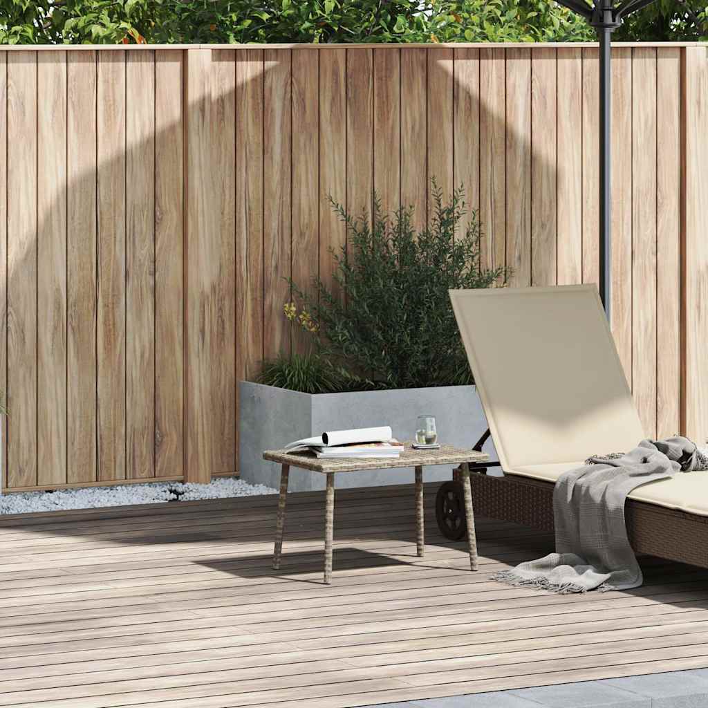 Garden Coffee Table Rectangular Poly Rattan
