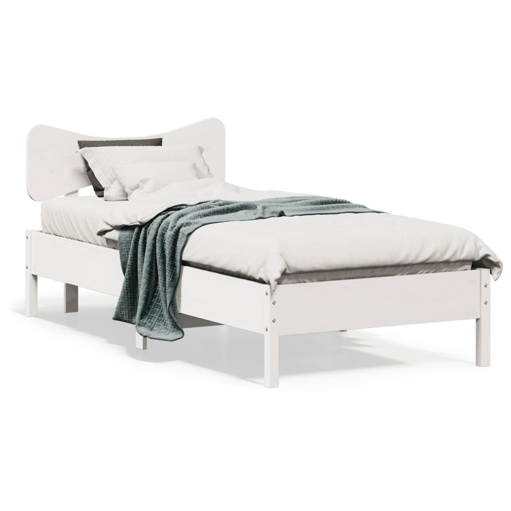 Bed Frame Without Mattress Small Double Solid Wood Pine