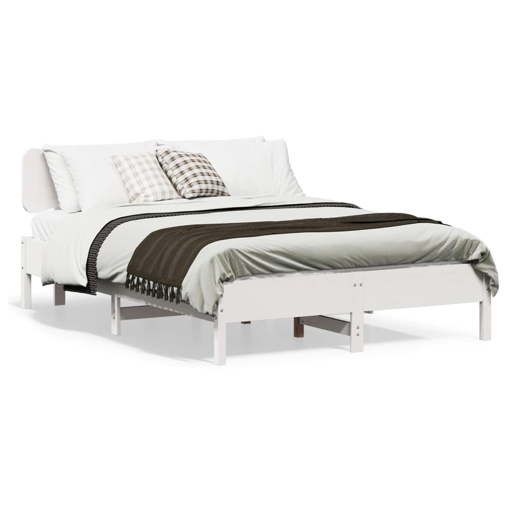 Bed Frame Without Mattress Small Double Solid Wood Pine