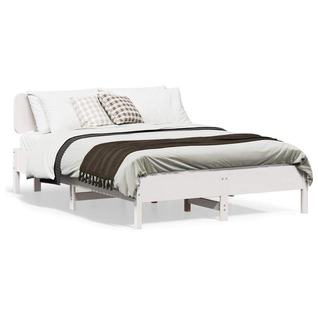 Bed Frame Without Mattress Small Double Solid Wood Pine