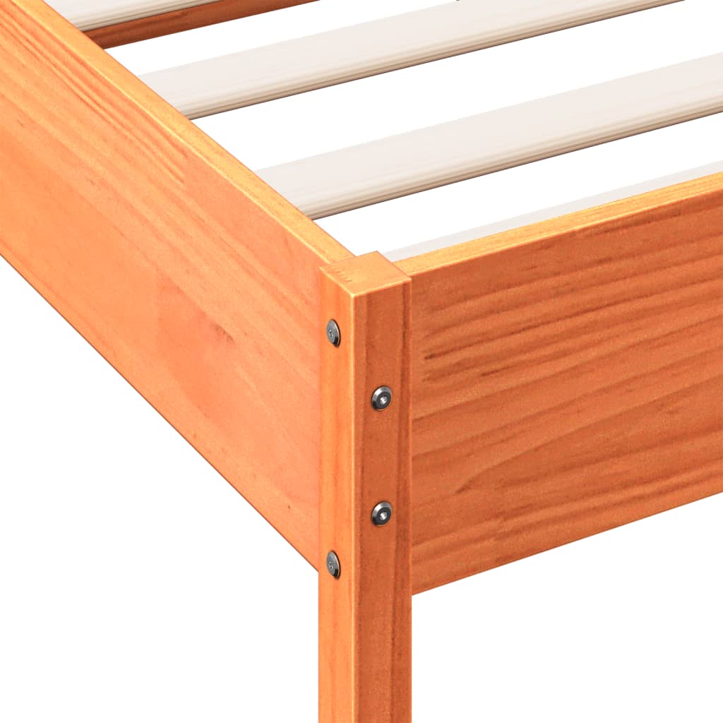 Bed Frame Without Mattress Small Double Solid Wood Pine