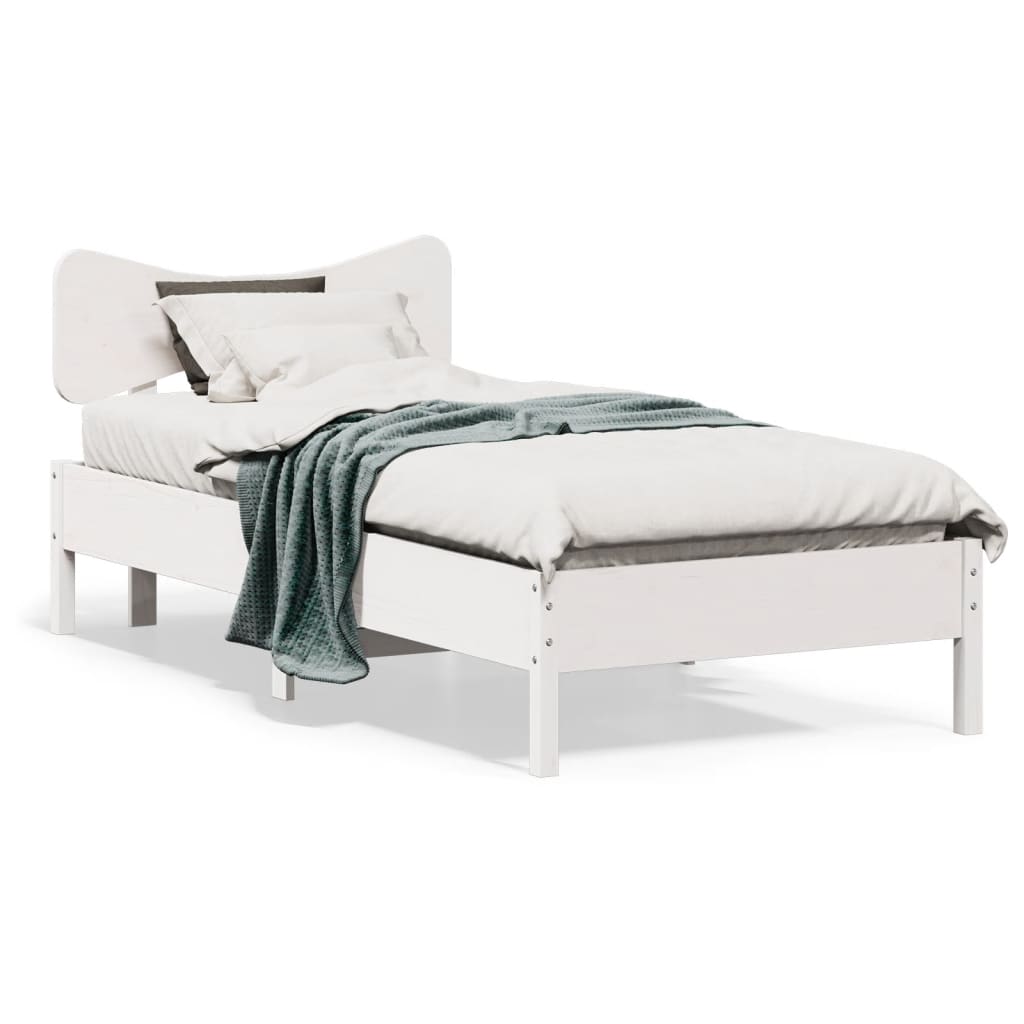 Bed Frame Without Mattress Small Double Solid Wood Pine