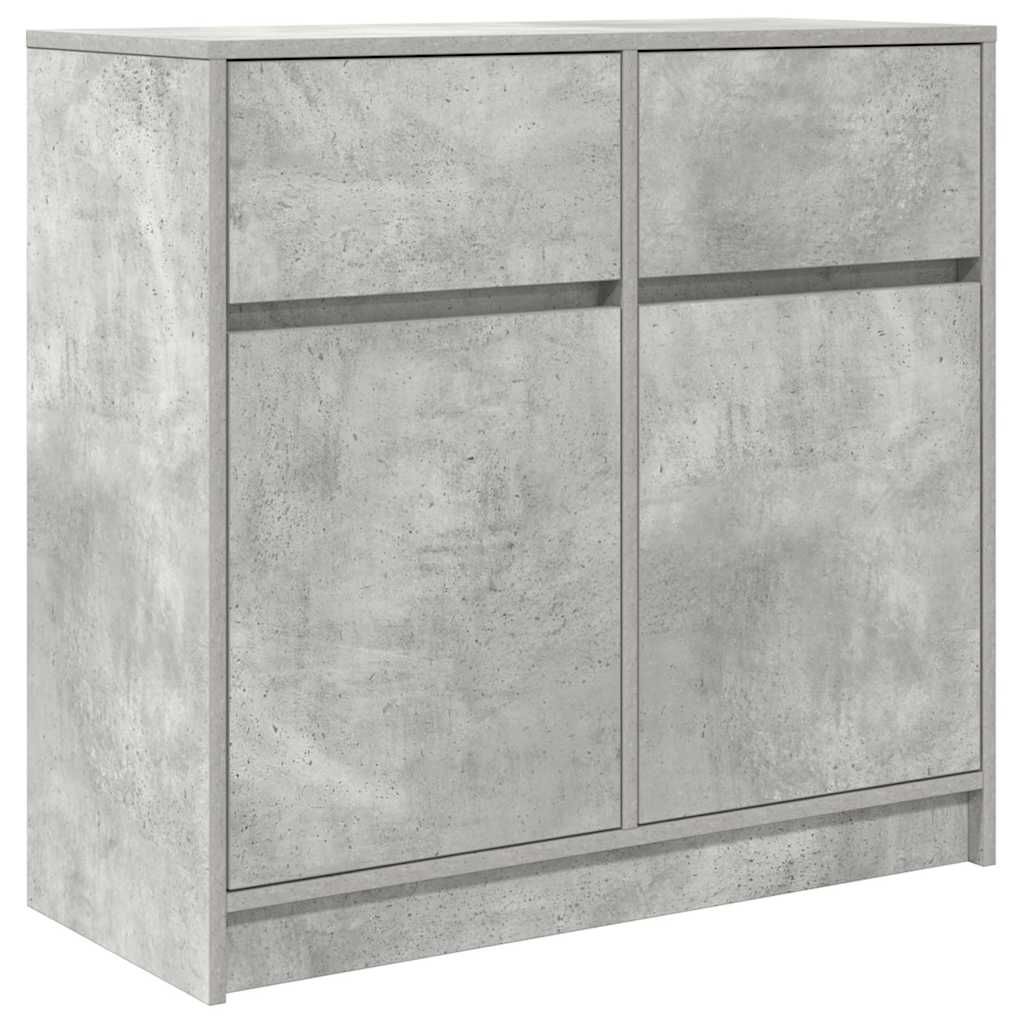Sideboard With Drawer 80X34X76 Cm Engineered Wood