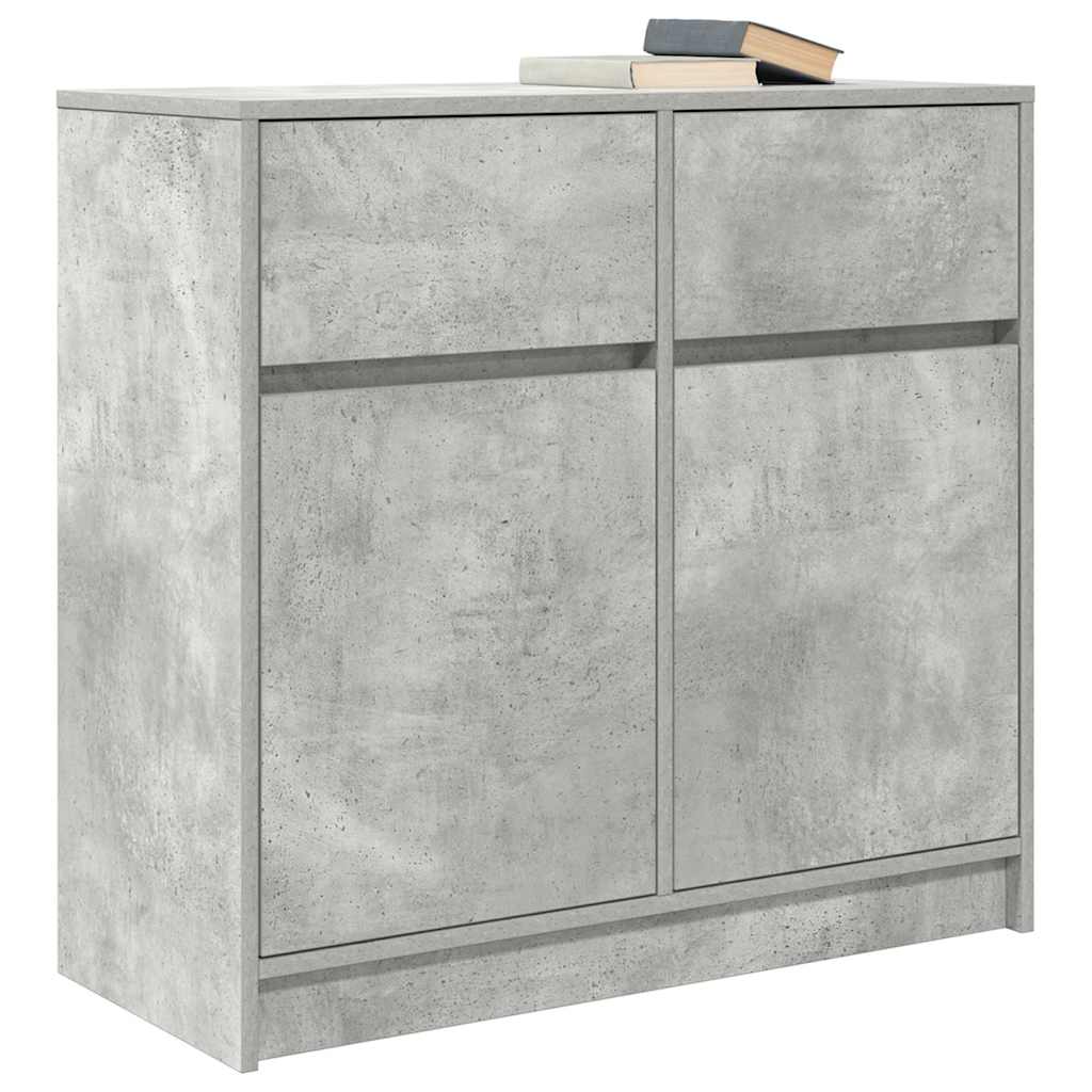 Sideboard With Drawer 80X34X76 Cm Engineered Wood