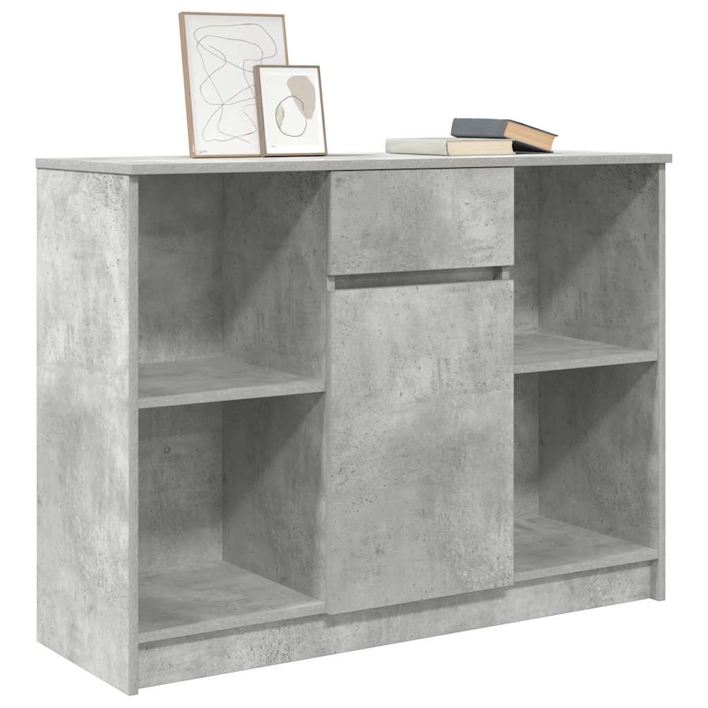 Sideboard With Drawer 101X35X76 Cm Engineered Wood