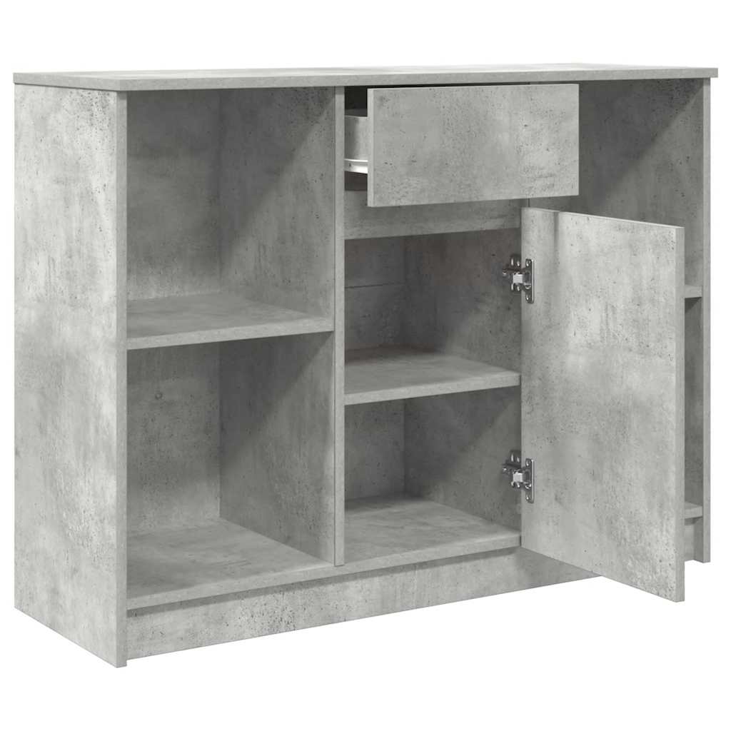 Sideboard With Drawer 101X35X76 Cm Engineered Wood