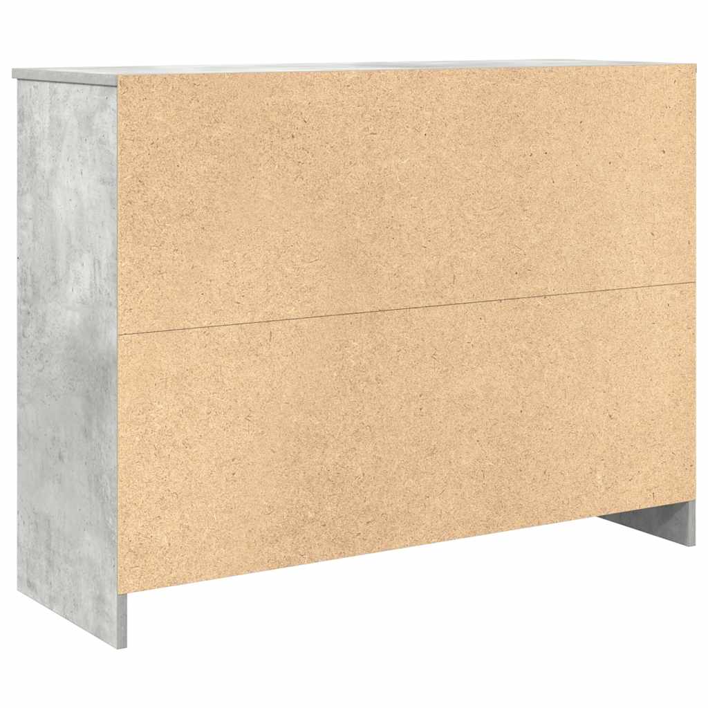 Sideboard With Drawer 101X35X76 Cm Engineered Wood