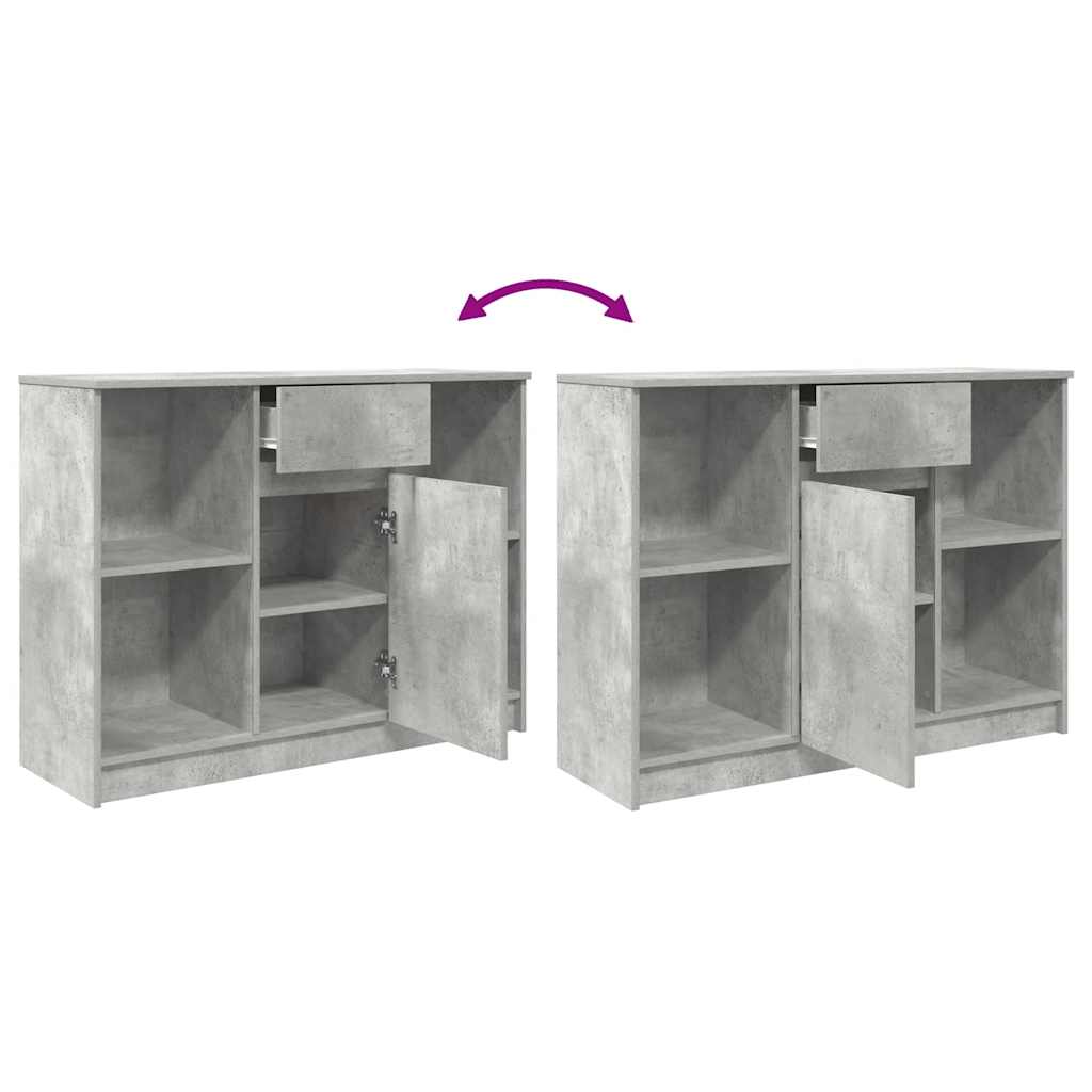 Sideboard With Drawer 101X35X76 Cm Engineered Wood