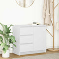 Sideboard With Drawer 71X35X65 Cm Engineered Wood