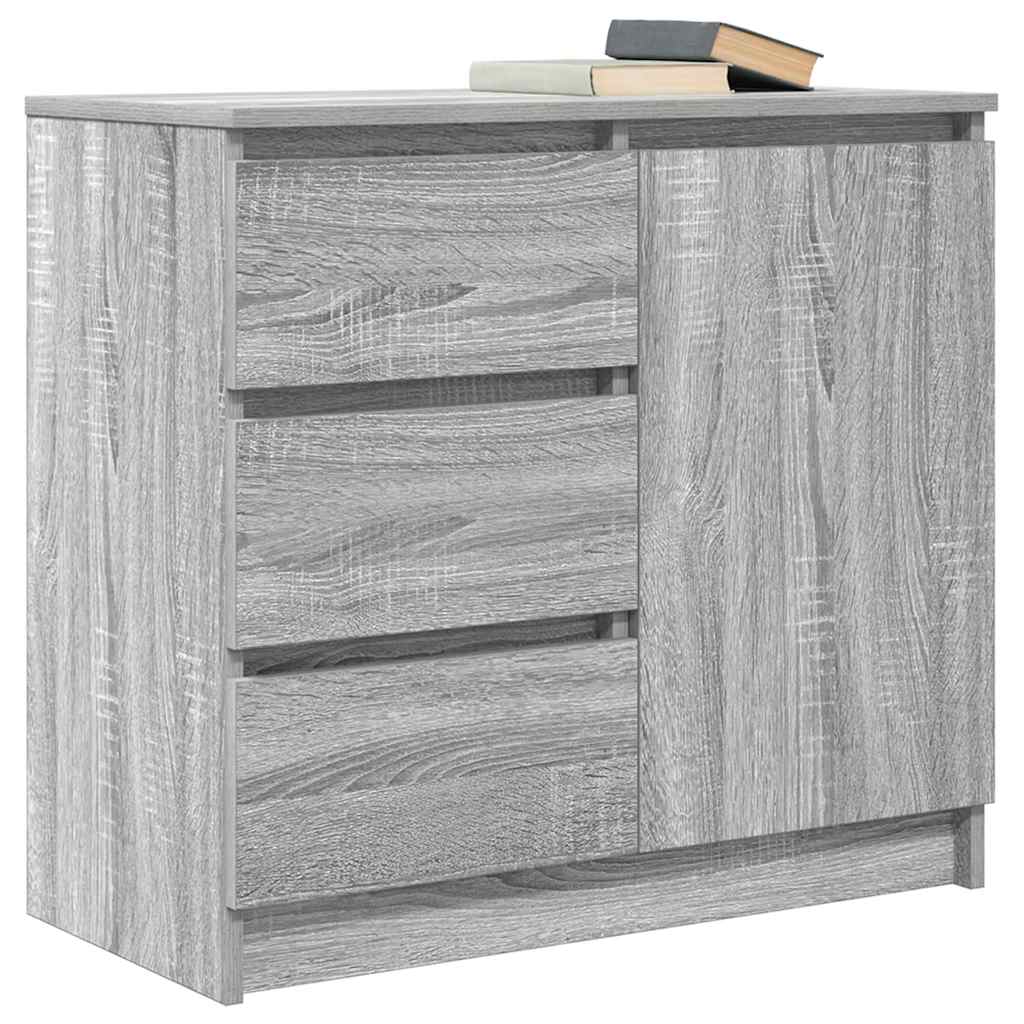 Sideboard With Drawer 71X35X65 Cm Engineered Wood