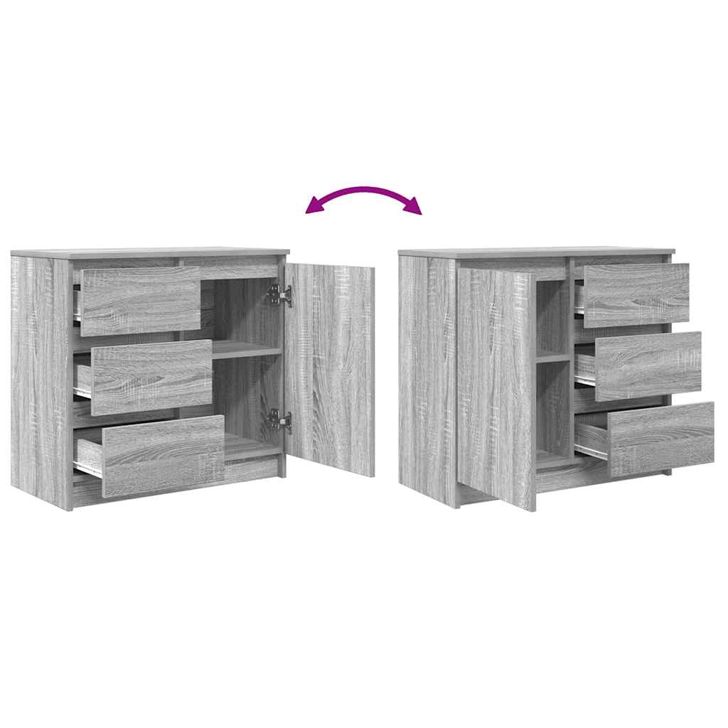 Sideboard With Drawer 71X35X65 Cm Engineered Wood