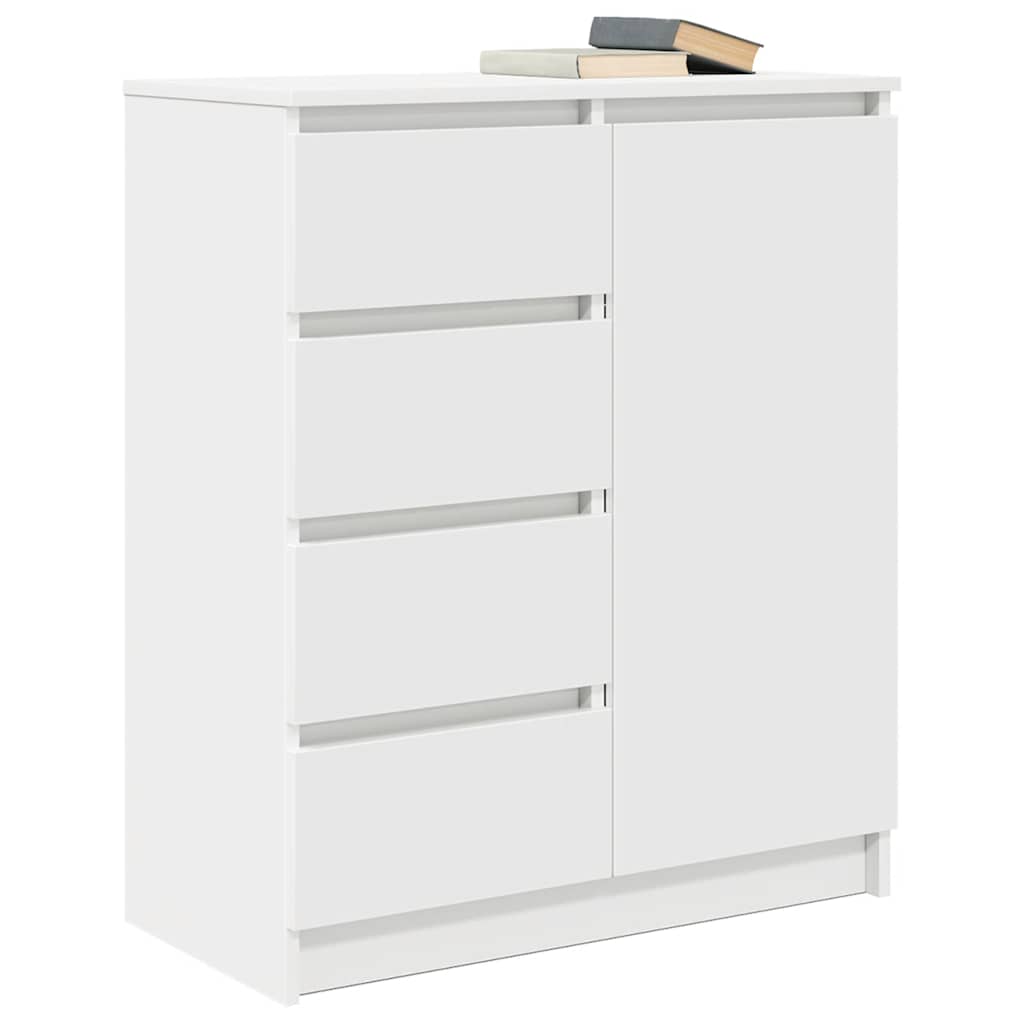 Sideboard Storage Cabinet Drawers Engineered Wood 71X35X84Cm Modern Smoked Oak 7