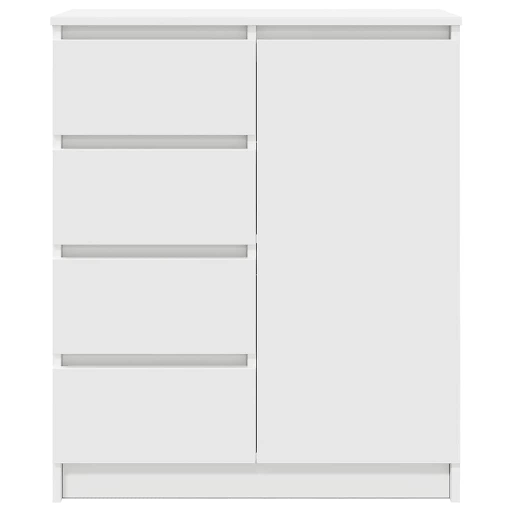 Sideboard Storage Cabinet Drawers Engineered Wood 71X35X84Cm Modern Smoked Oak 7