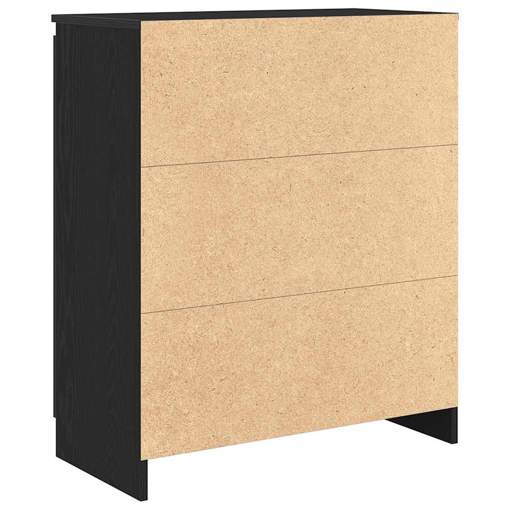 Sideboard Storage Cabinet Drawers Engineered Wood 71X35X84Cm Modern Smoked Oak 7