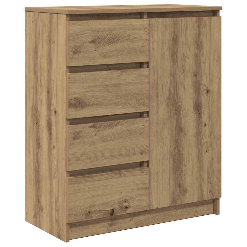 Sideboard With Drawers 71X35X84 Cm Engineered Wood