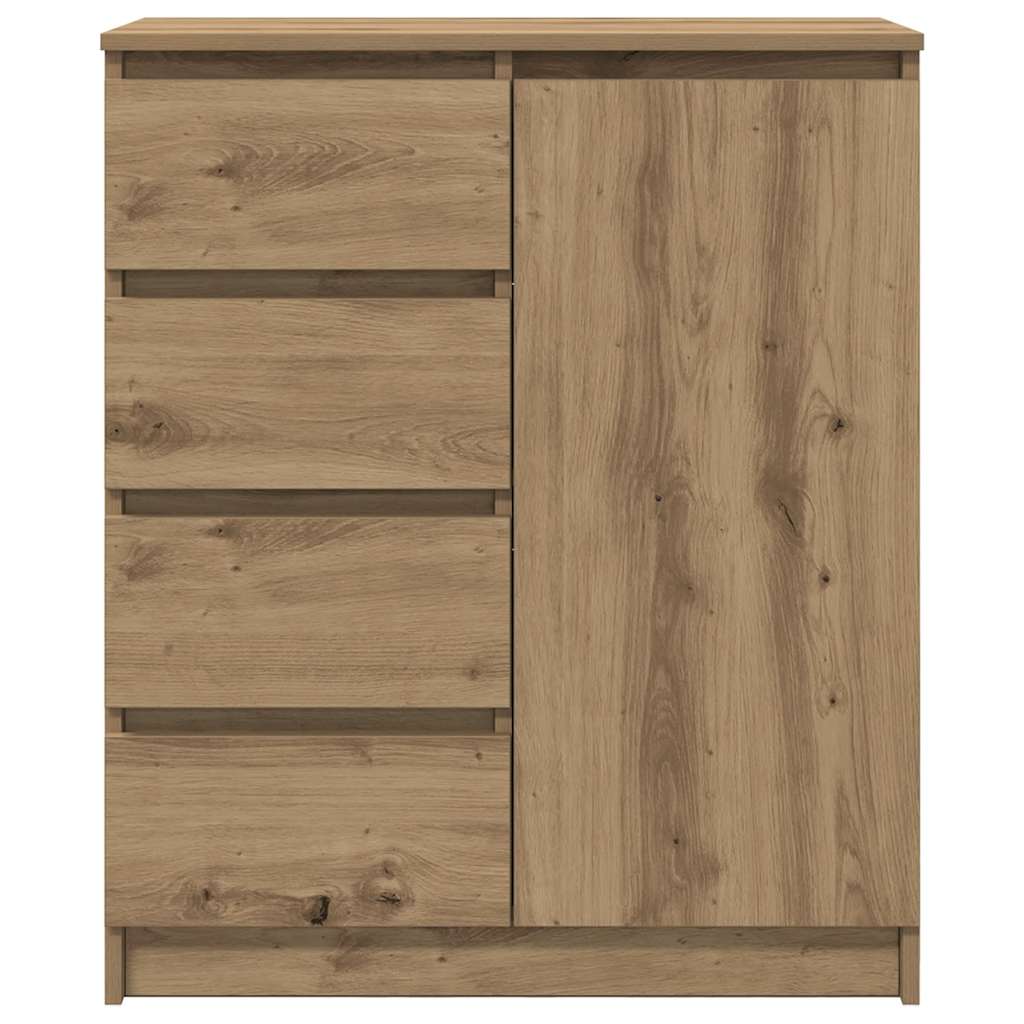 Sideboard With Drawers 71X35X84 Cm Engineered Wood