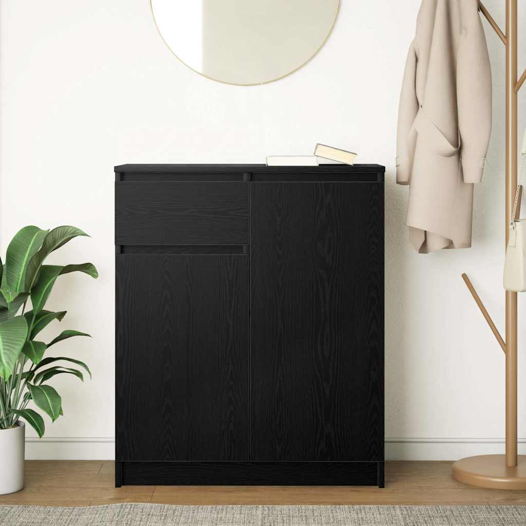 Sideboard With Drawer 71X35X84 Cm Engineered Wood